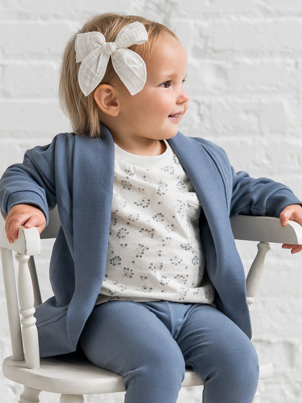 Finola Fleece Cocoon Cardigan Sale : Baby-Kids : Tops : Cardigans : Long Sleeves Kendi Finola Fleece Cocoon Cardigan for Baby | Colored Organics®