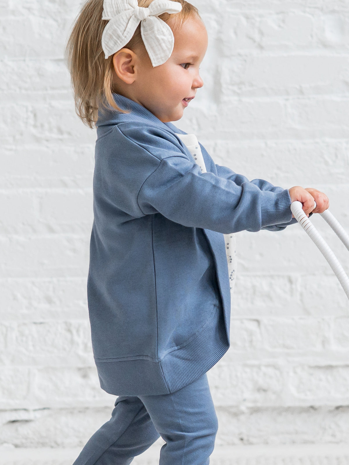 Finola Fleece Cocoon Cardigan Sale : Baby-Kids : Tops : Cardigans : Long Sleeves Kendi Finola Fleece Cocoon Cardigan for Baby | Colored Organics®