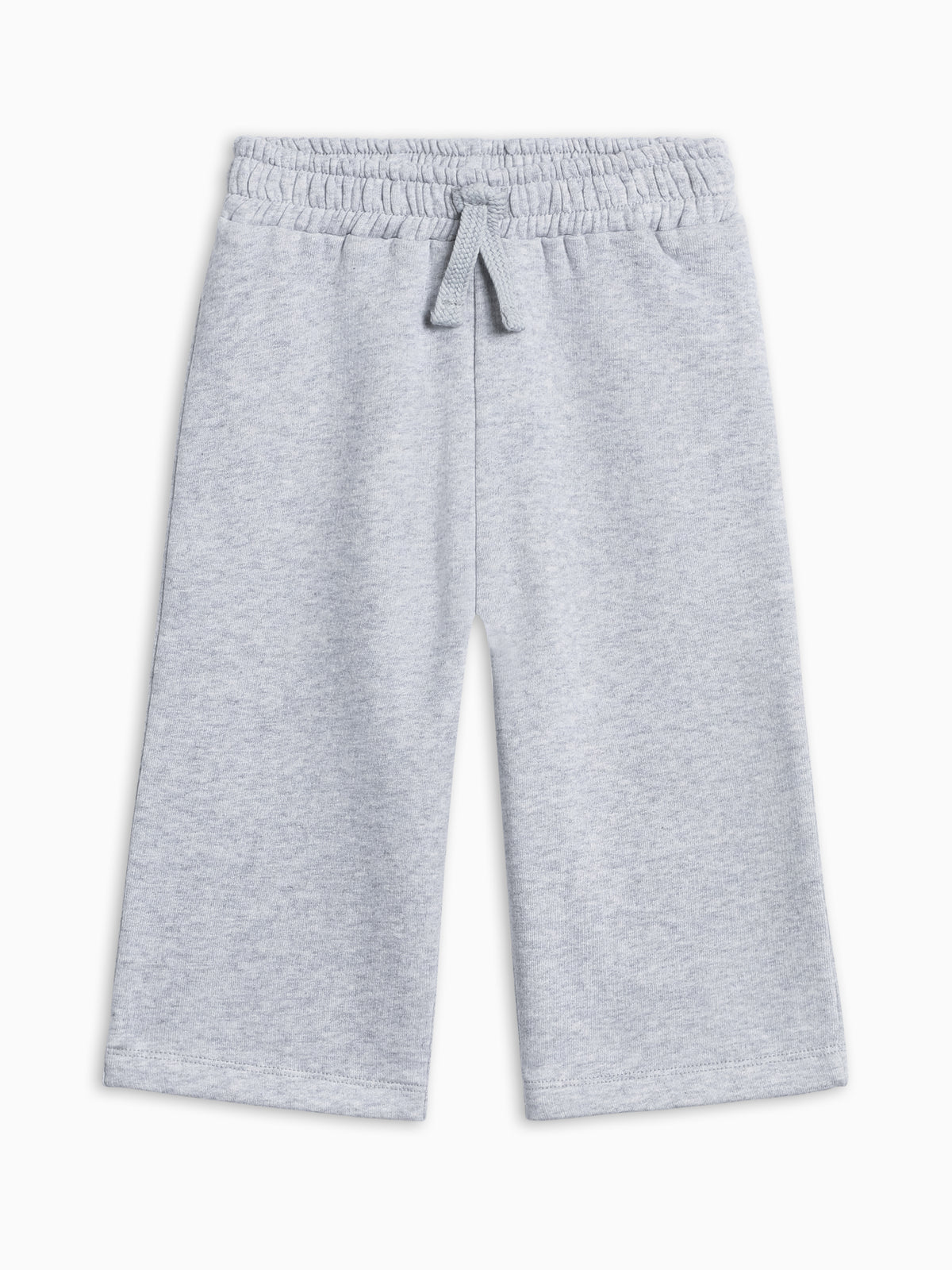 Ori Fleece Wide Leg Pants - Heather Grey