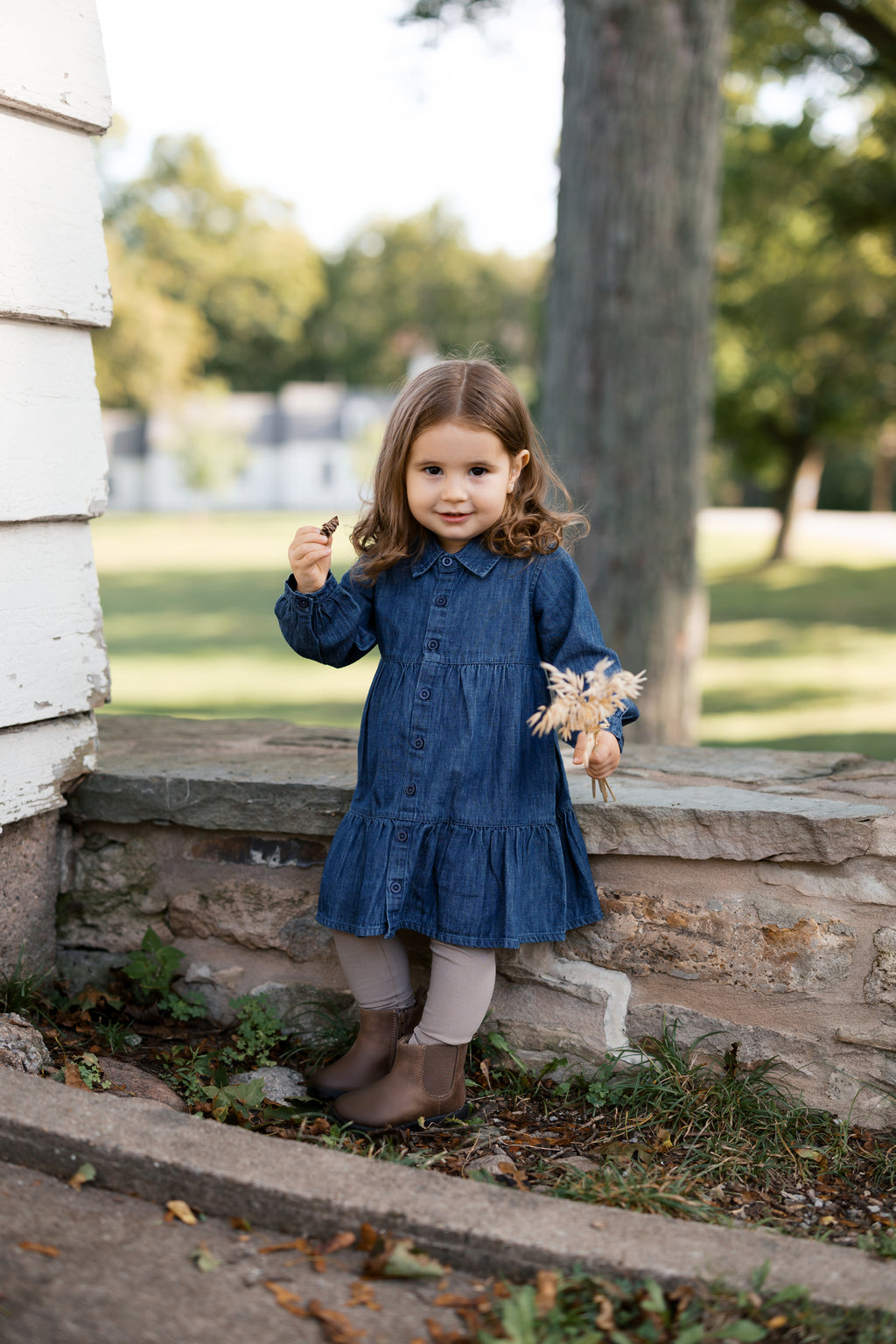 Roxy Chambray Shirt Dress - AW26 Chambray