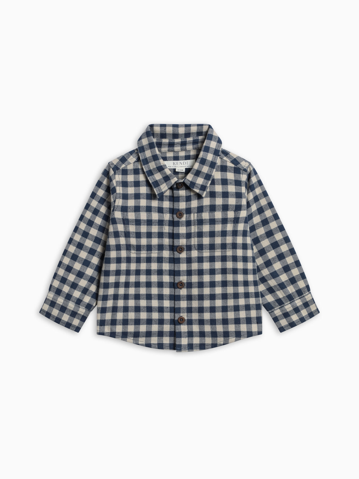 Hugo Flannel Long Sleeve Collared Button Down Shirt - Swindon Plaid