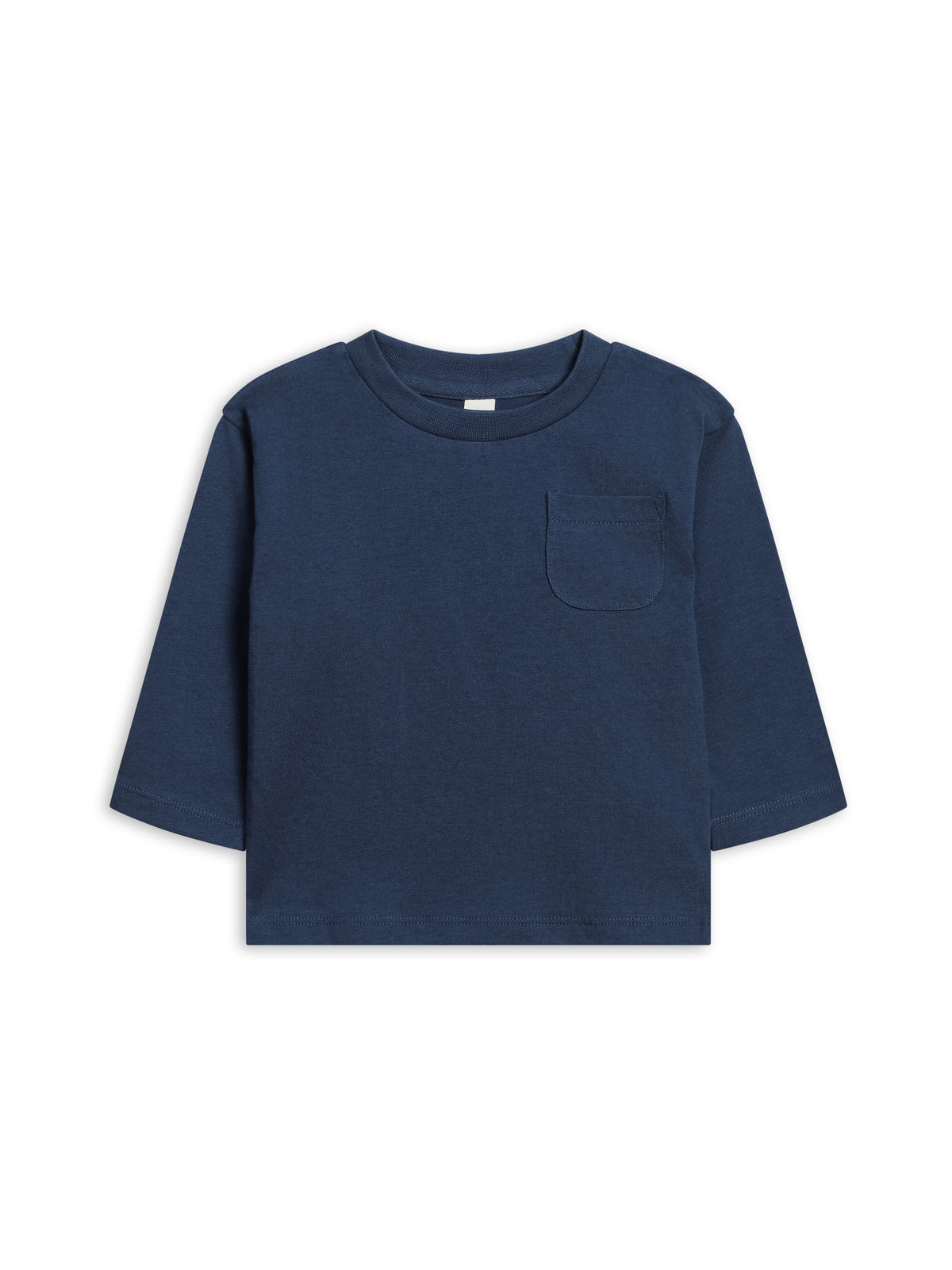 Reese Drop Shoulder Tee - Indigo