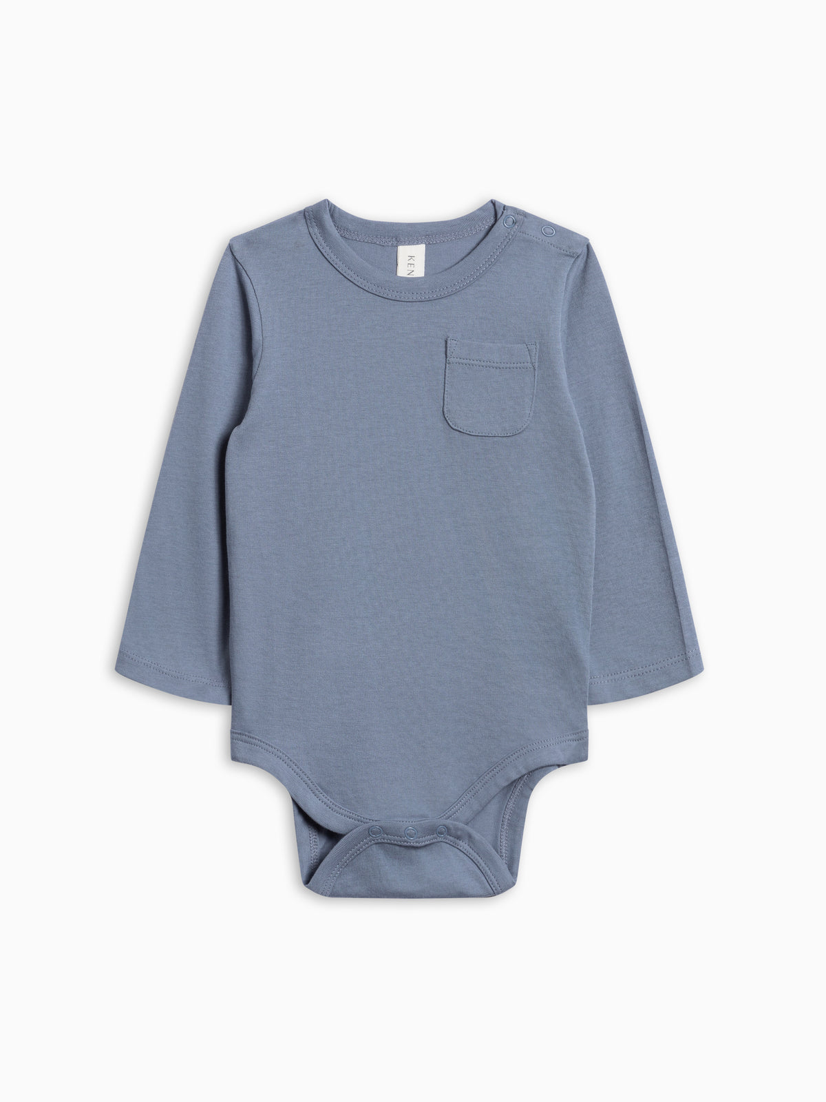Wallen Long Sleeve Snap Shoulder Bodysuit - Fireside