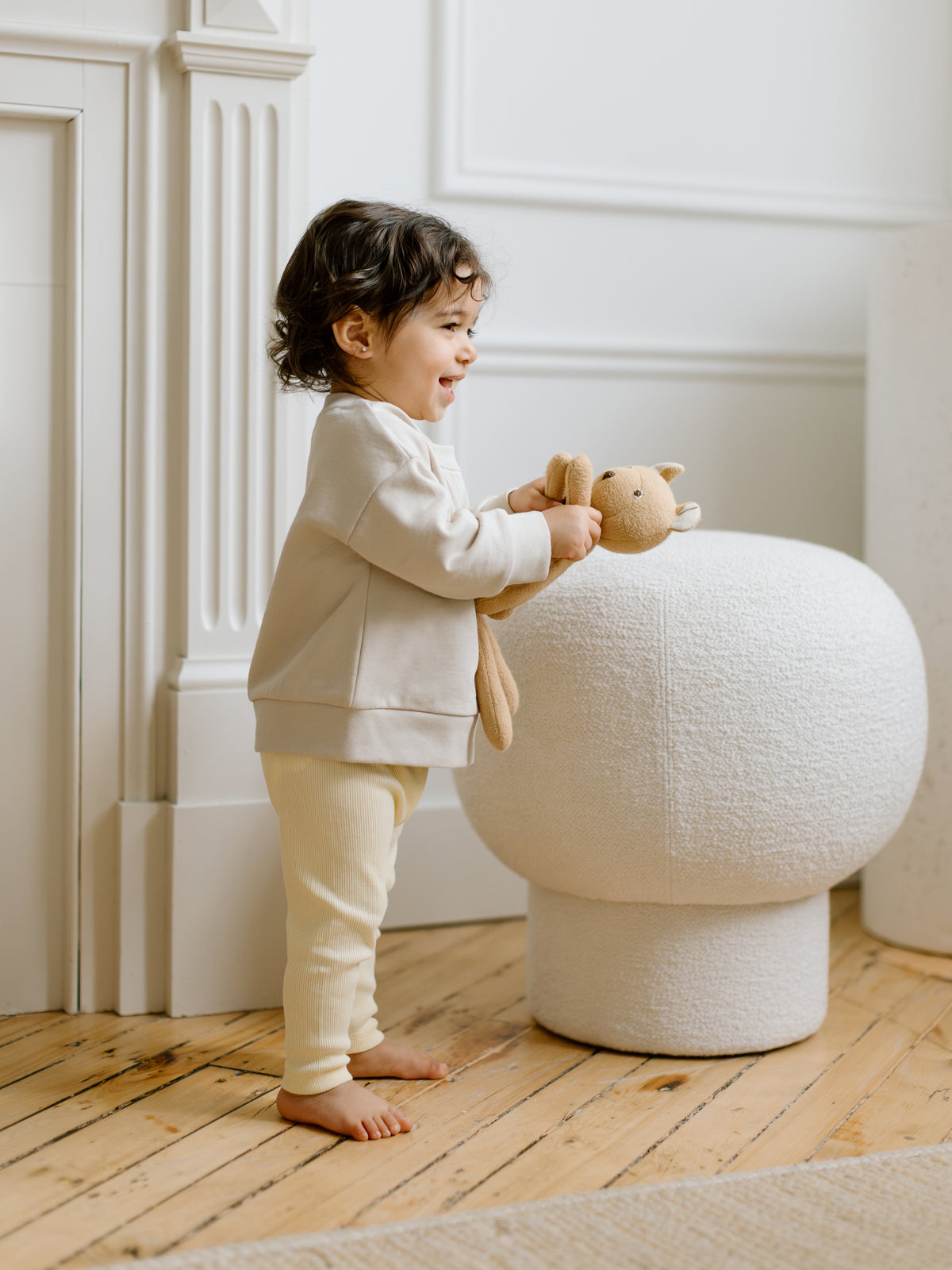 Quinn French Terry Relaxed Pullover Sweatshirt Baby-Kids : Tops : Pullovers : Long Sleeves KENDI by Colored Organics Quinn French Terry Relaxed Pullover | Colored Organics®