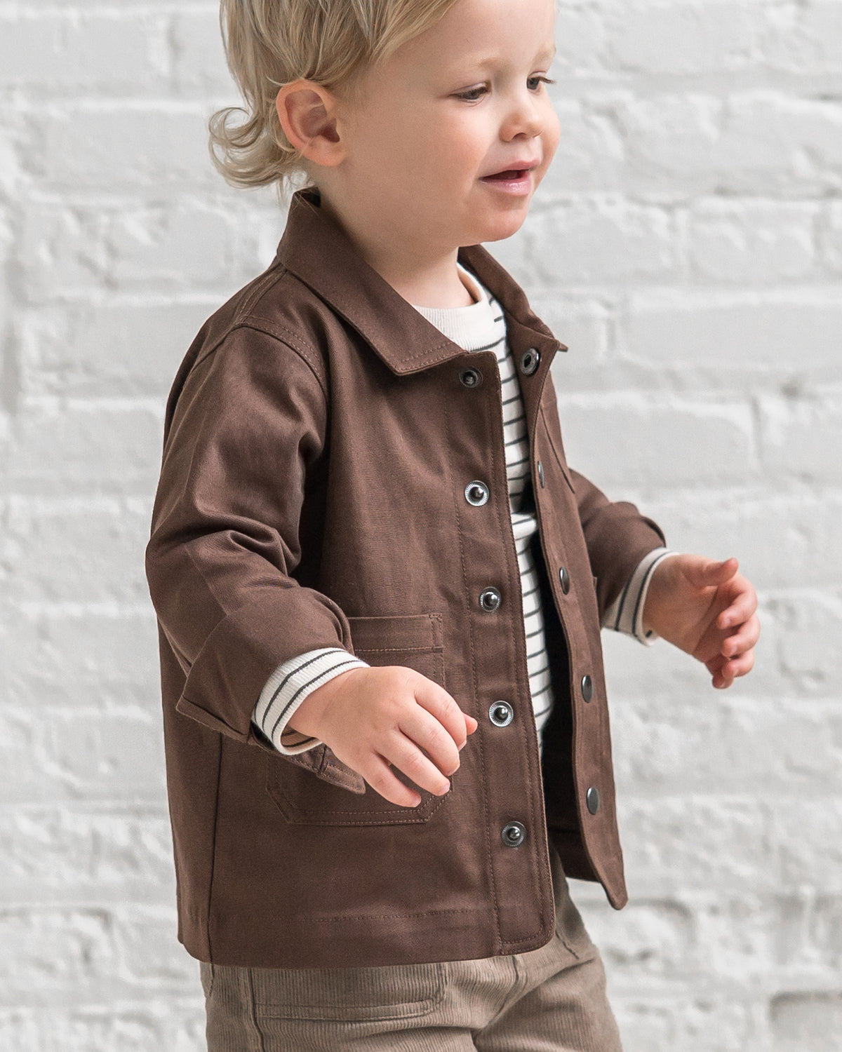 Denver Twill Chore Jacket - Chestnut