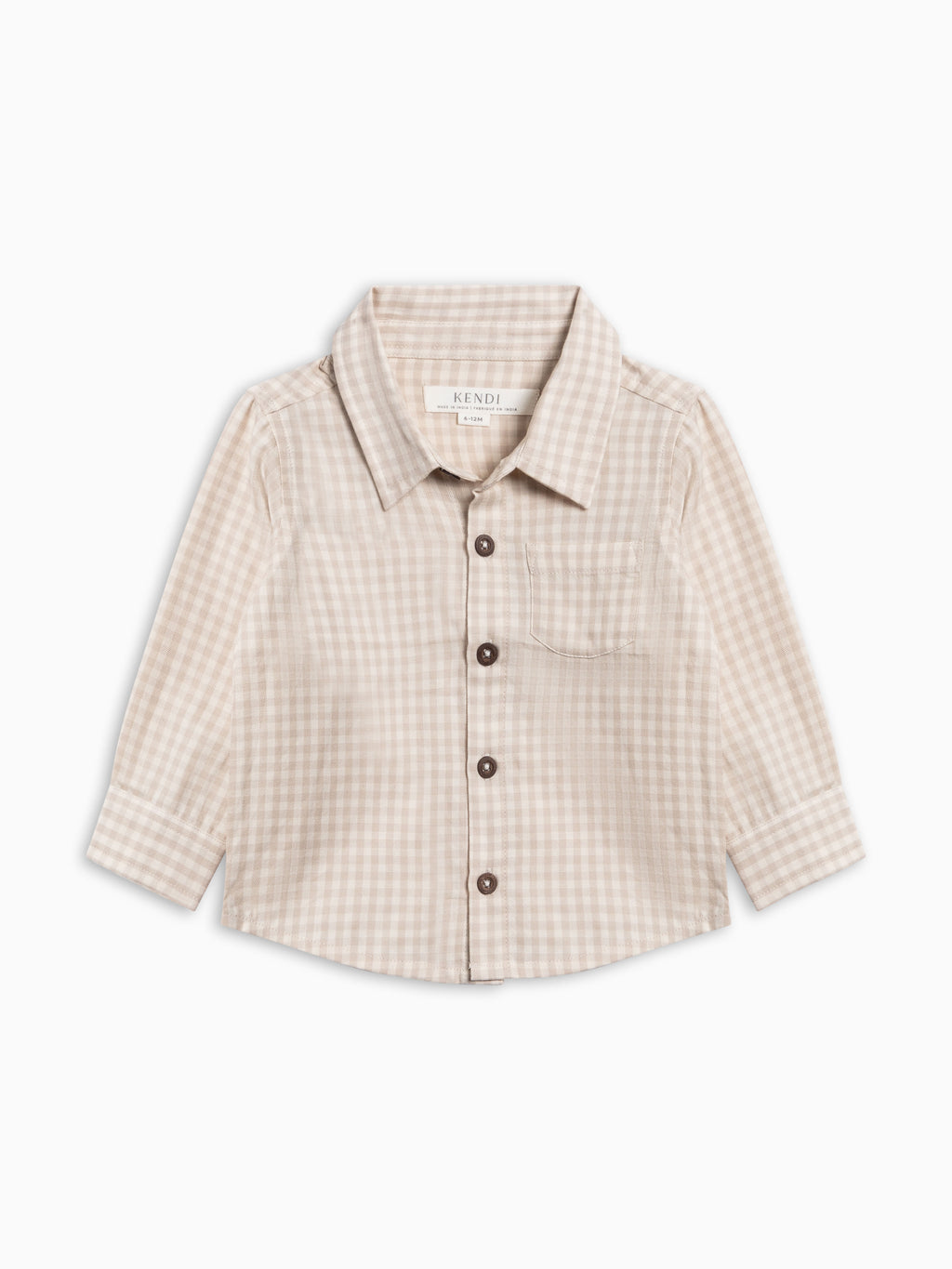 Earl Poplin Collar Shirt - Gingham