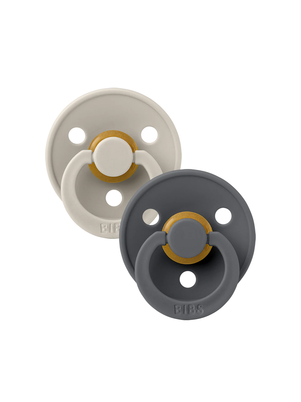 2 Pack Colour Pacifiers Baby : Gear : Pacifiers + Clips BIBS 2 Pack Colour Pacifiers for Baby | Colored Organics®