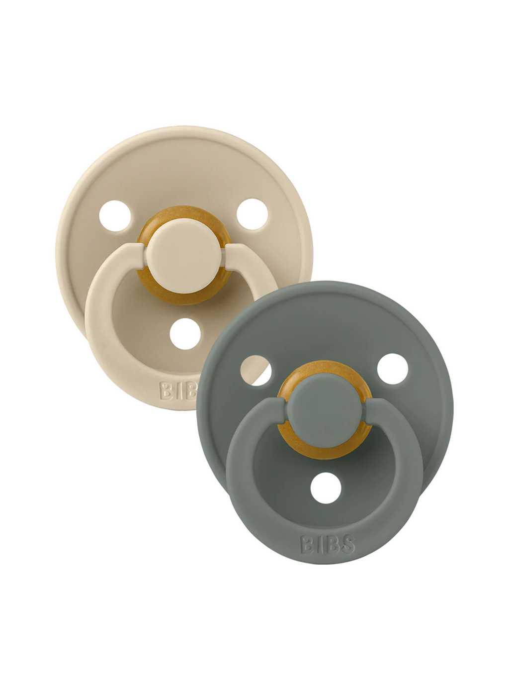 2 Pack Colour Pacifiers Baby : Gear : Pacifiers + Clips BIBS 2 Pack Colour Pacifiers for Baby | Colored Organics®