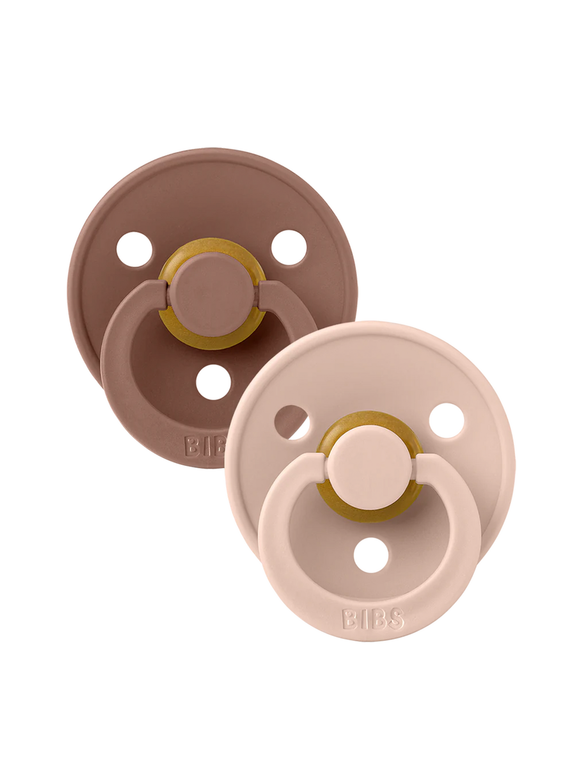 2 Pack Colour Pacifiers Baby : Gear : Pacifiers + Clips BIBS 2 Pack Colour Pacifiers for Baby | Colored Organics®