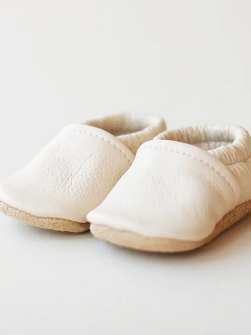 Baby Moccs Baby : Accessories : Shoes Sun & Lace Leather Baby Moccasins, Slip-On Style | Colored Organics®