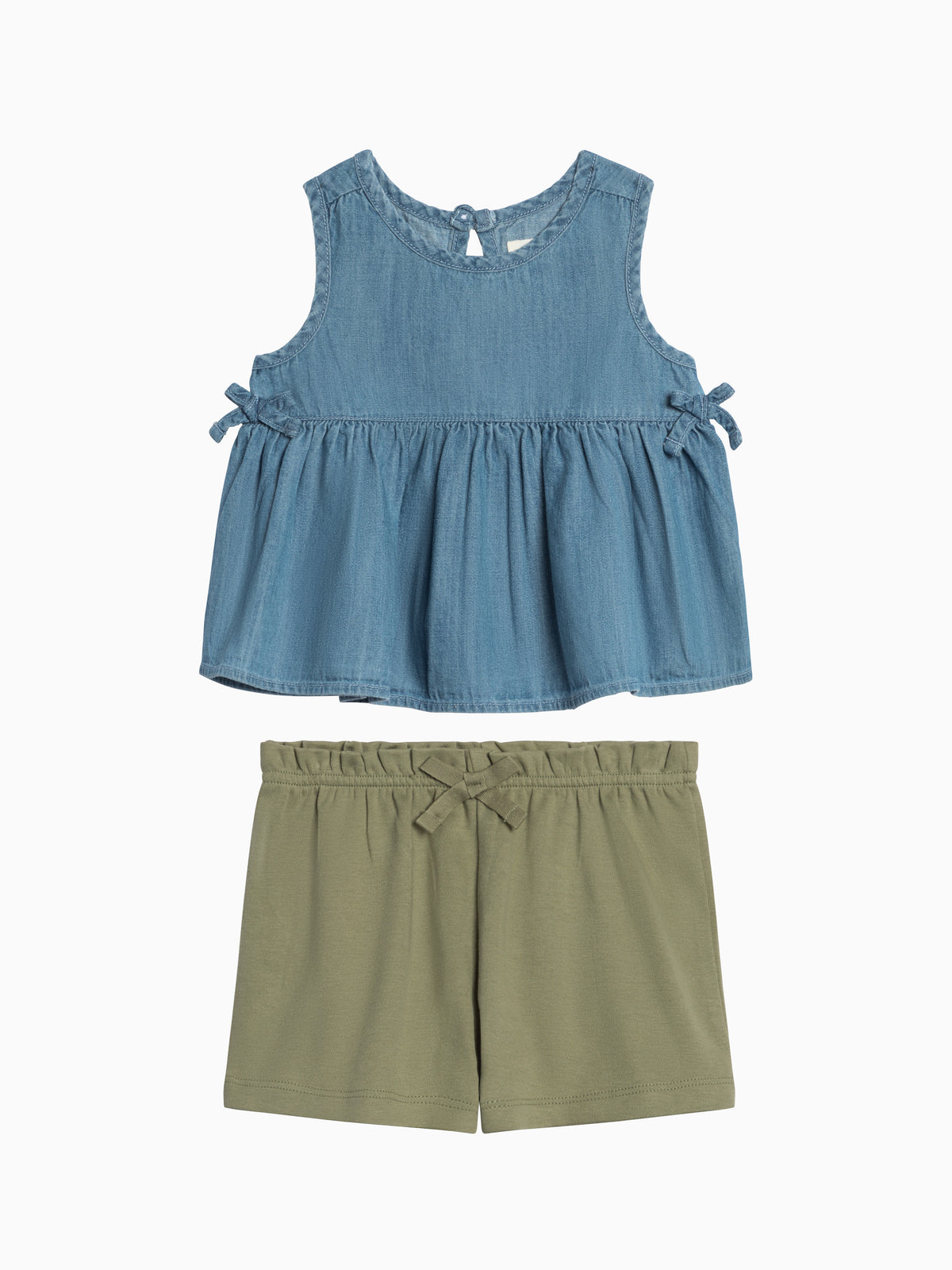 Organic Girl Summer Set Baby-Kids : Virtual Set KENDI by Colored Organics Organic Girl Summer Set for Baby | Colored Organics®