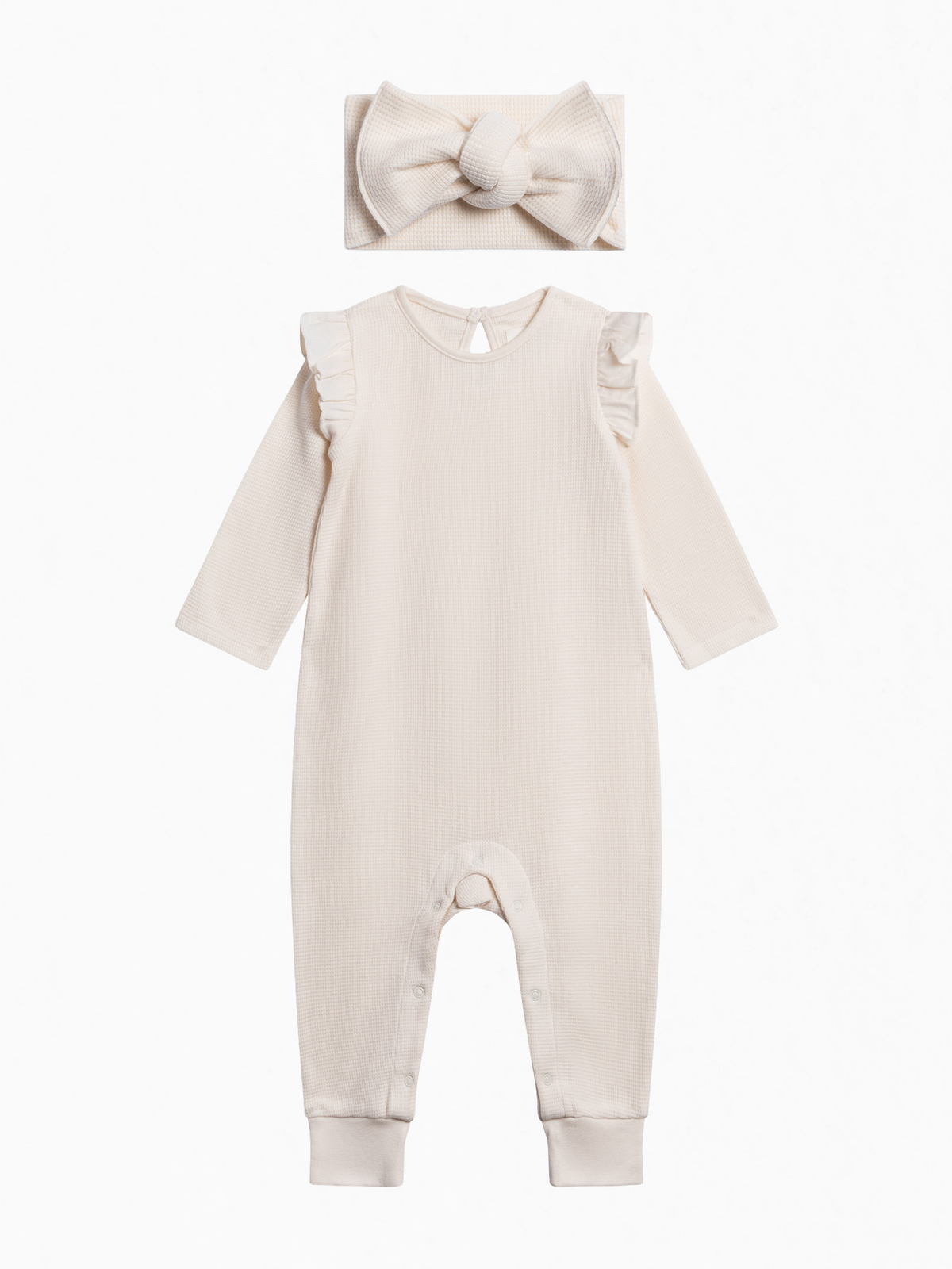 Organic Girl Waffle Romper Set Baby : Virtual Set KENDI by Colored Organics Organic Waffle Summer Set for Baby | Colored Organics®