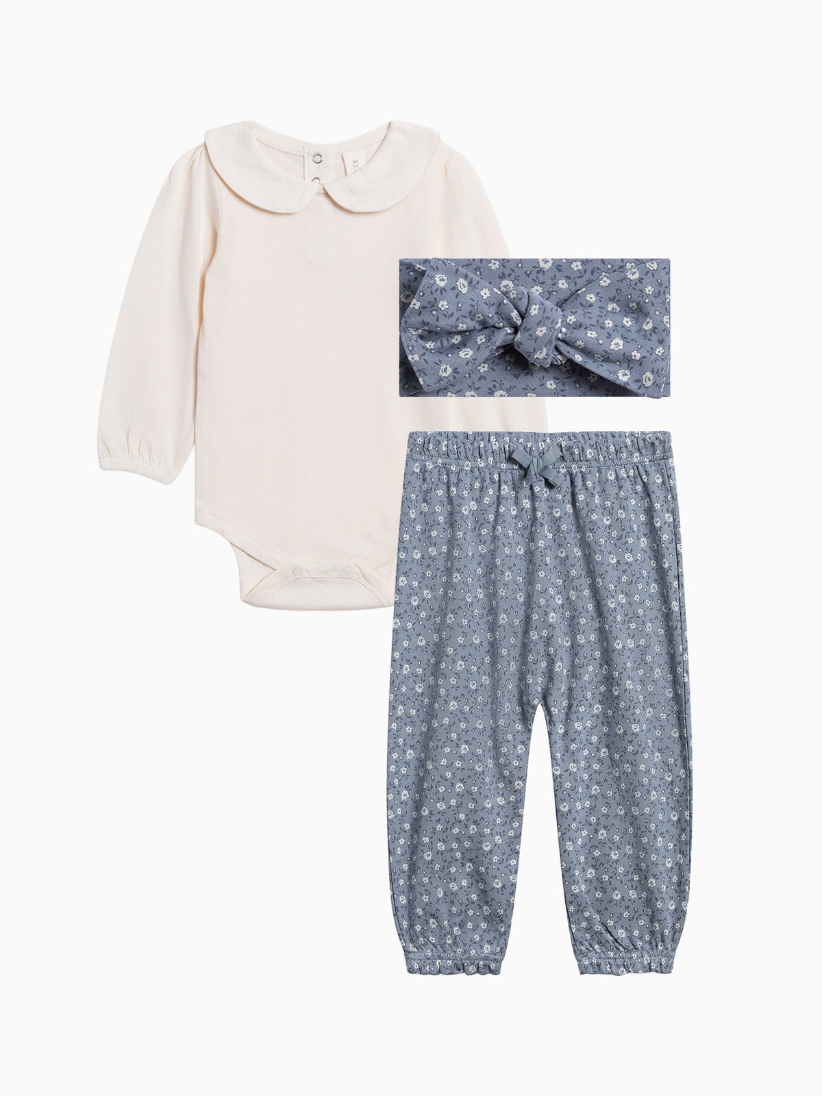 Organic Infant Girls Winter Floral Bundle Baby : Virtual Bundle KENDI by Colored Organics Organic Infant Girls Winter Floral | Colored Organics®