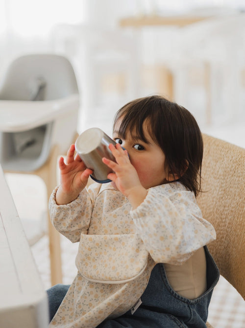 2-in-1 Stainless Steel Baby Cup Baby-Kids : Gear : Feeding Micasso & Co 2-in-1 Stainless Steel Baby Cup | Colored Organics®