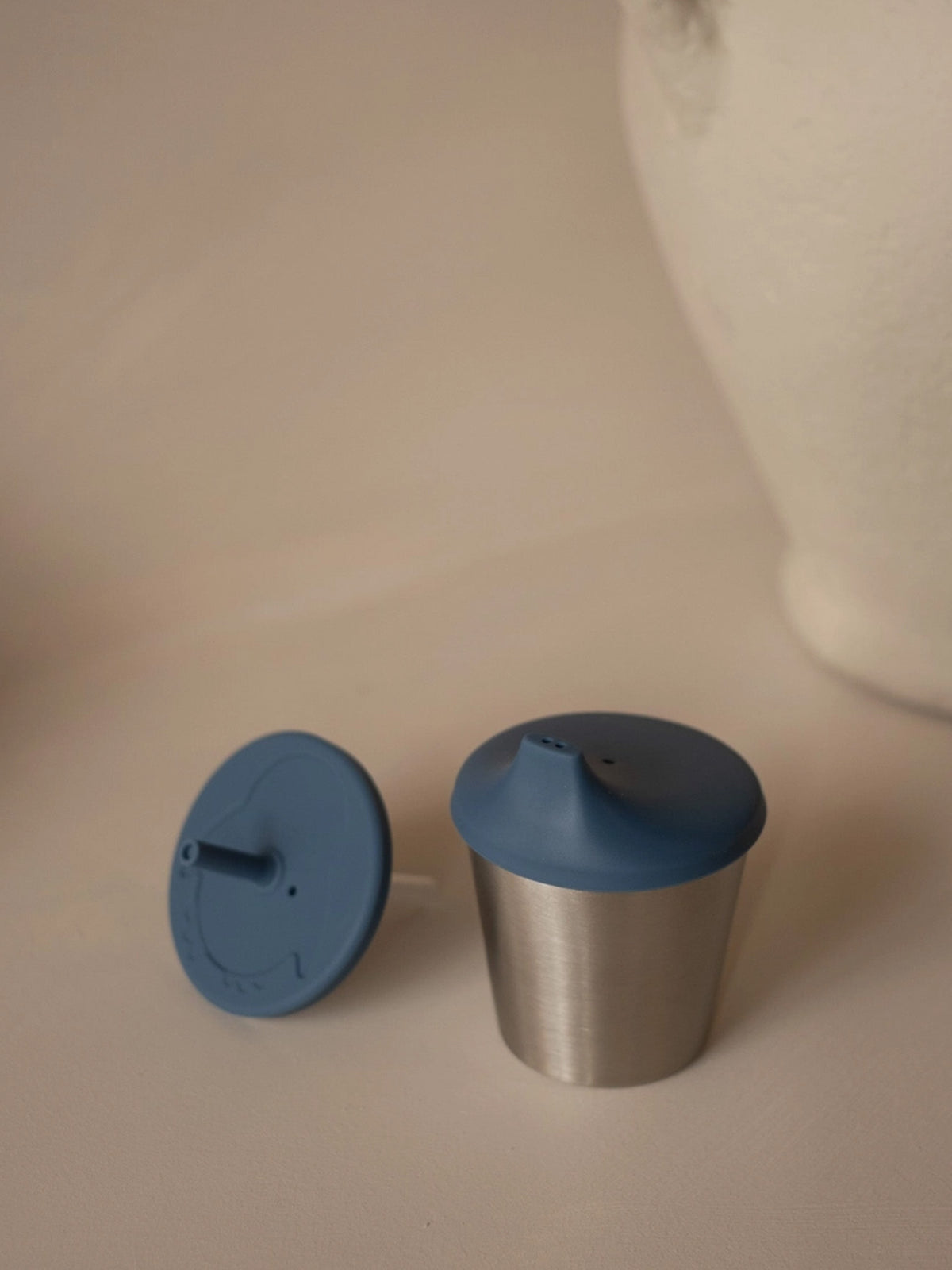 2-in-1 Stainless Steel Baby Cup Baby-Kids : Gear : Feeding Micasso & Co 2-in-1 Stainless Steel Baby Cup | Colored Organics®