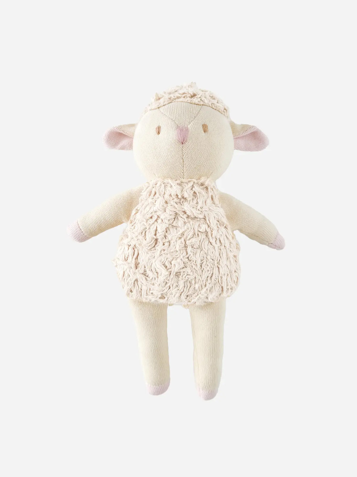 Plush Lamb Doll Baby-Kids : Toys : Plush + Crinkle Blueberry Hill Plush Lamb Doll for Babies and Kids | Colored Organics®