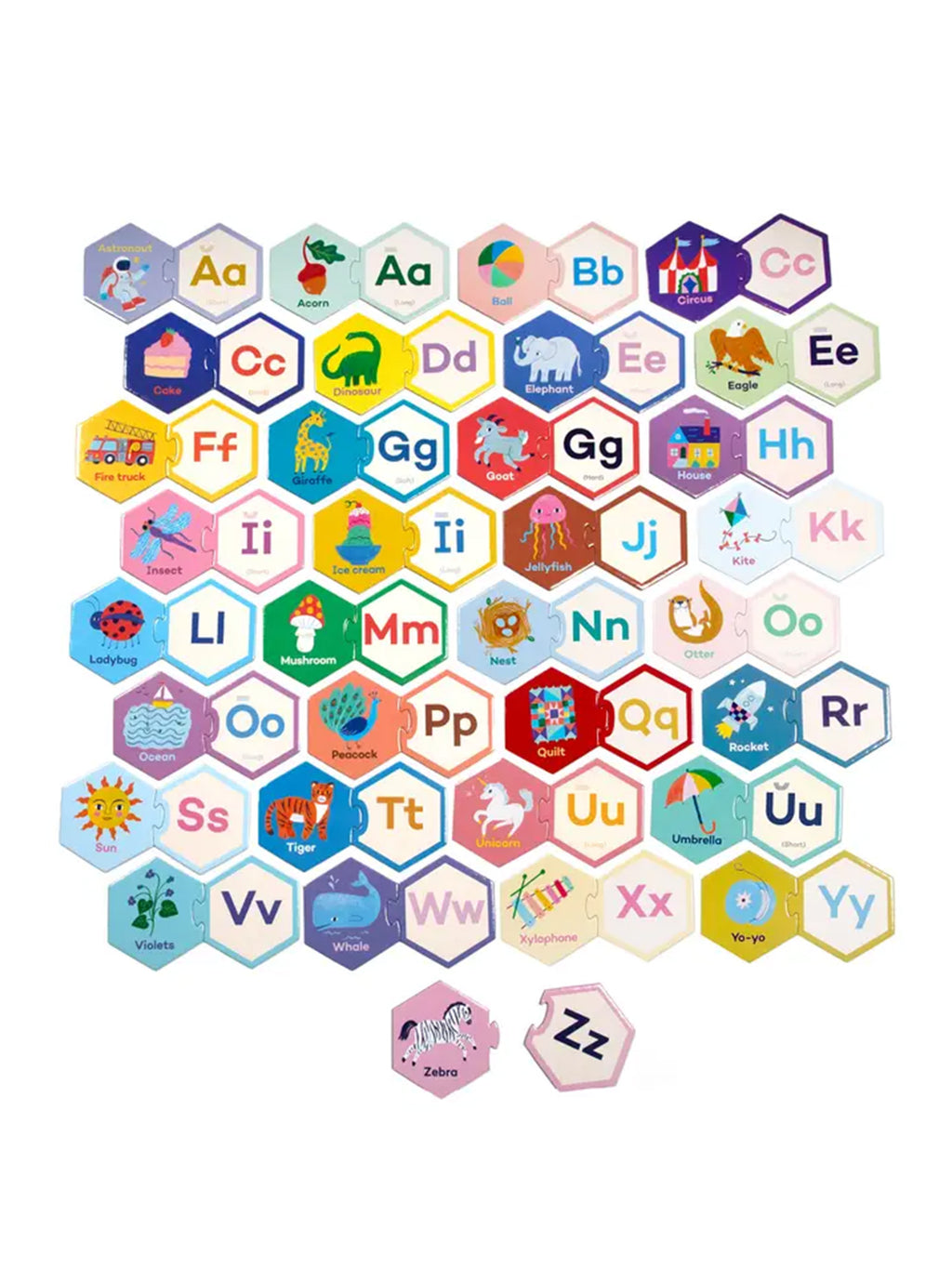 Alphabet Pairing Puzzle Kids : Toys : Puzzle Eeboo Alphabet Pairing Puzzle for Baby | Colored Organics®