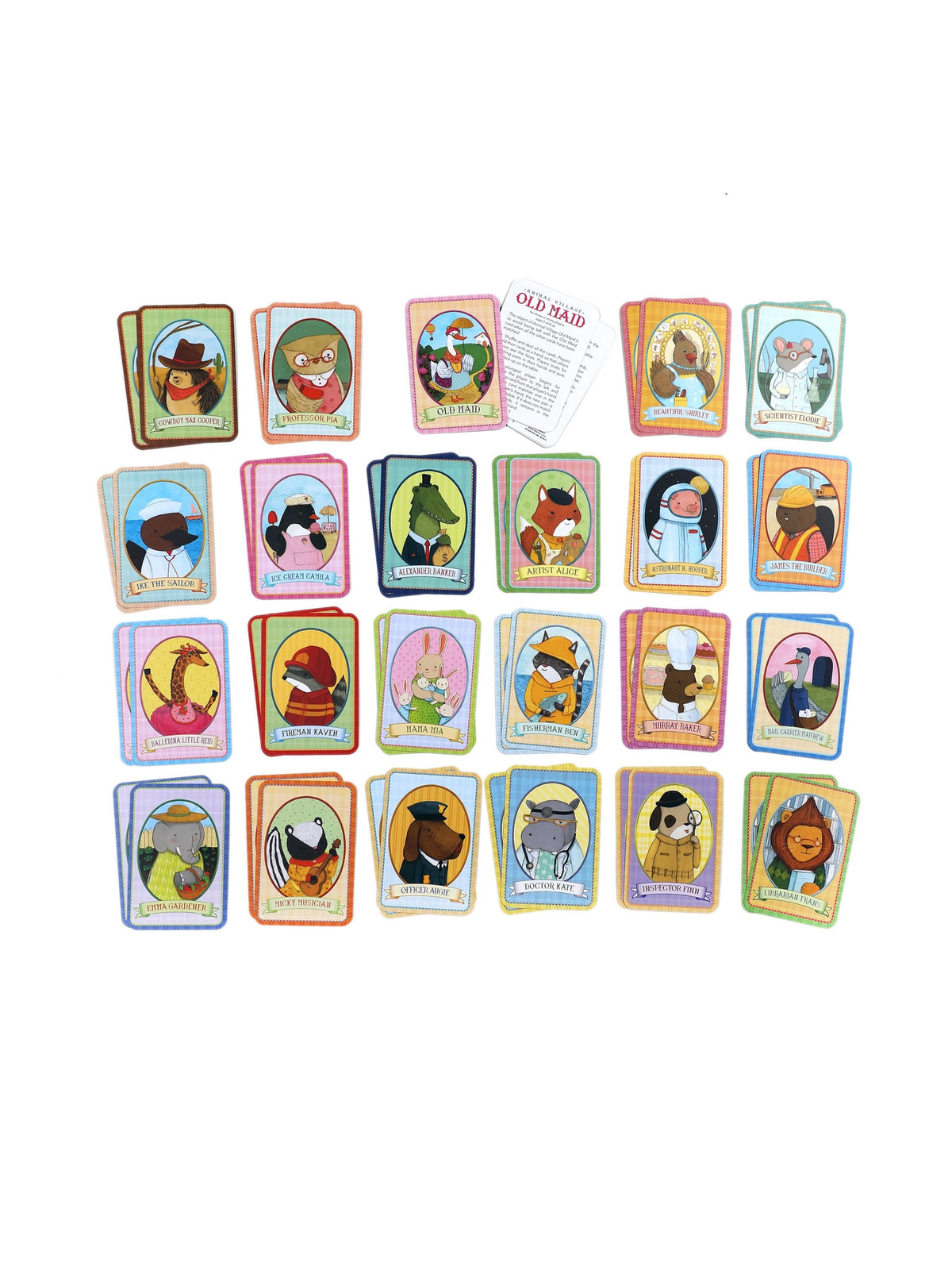 Animal Old Maid Playing Cards