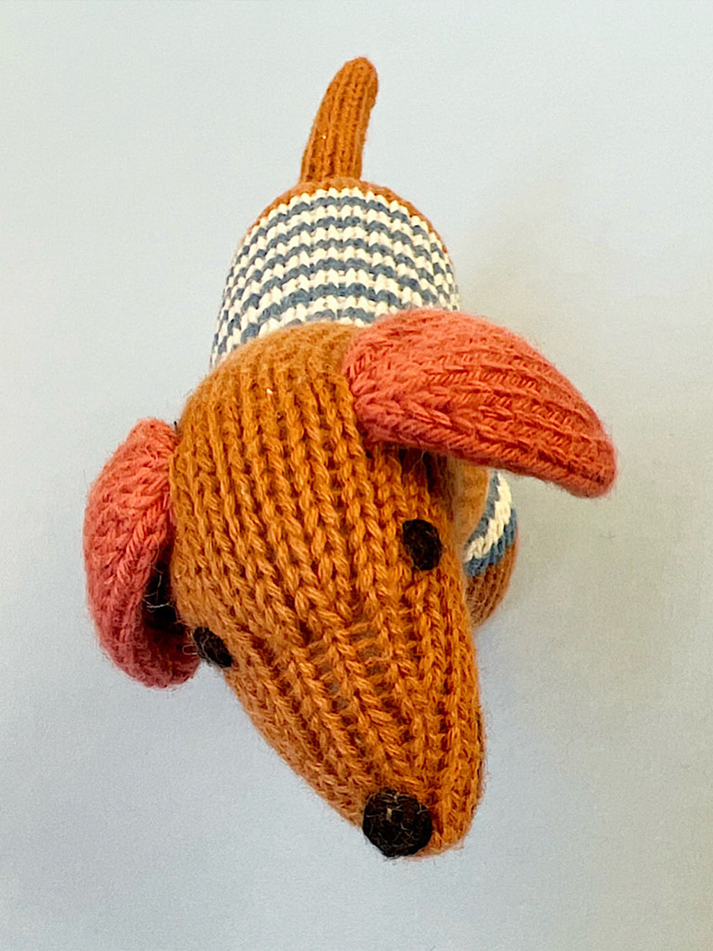 Baby Dog Rattle Toy Baby : Toys : Plush + Crinkle : Rattles : Teethers Estella Dog Organic Sherpa Knit Stuffed Animal | Colored Organics®