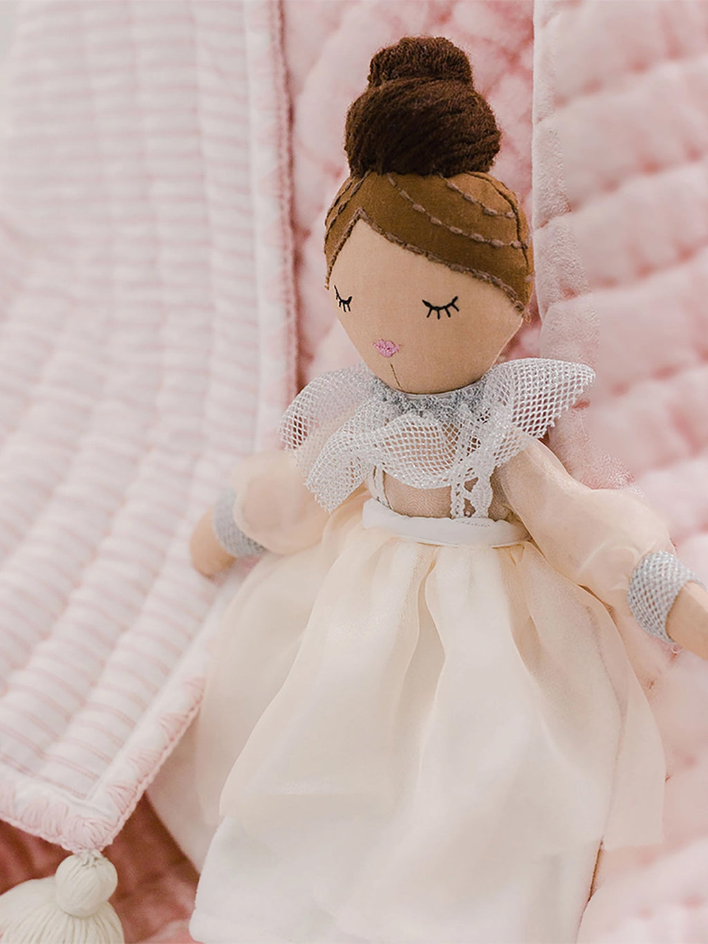 Baby Doll Baby-Kids : Toys : Plush + Crinkle Tikiri Toys LLC Organic Fabric Fairy Doll for Kids | Colored Organics®