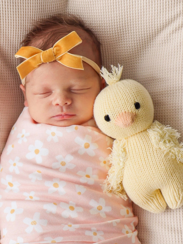 Baby Duckling Stuffed Animal Baby : Toys : Plush + Crinkle cuddle+kind Organic Baby Duckling Stuffed Animal | Colored Organics®