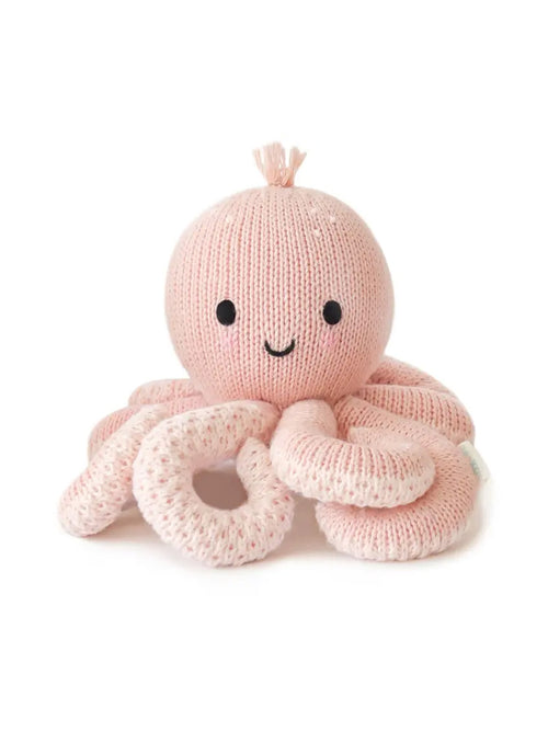 Baby Octopus Stuffed Animal Baby : Toys : Plush + Crinkle cuddle+kind Organic Baby Octopus Stuffed Animal | Colored Organics®