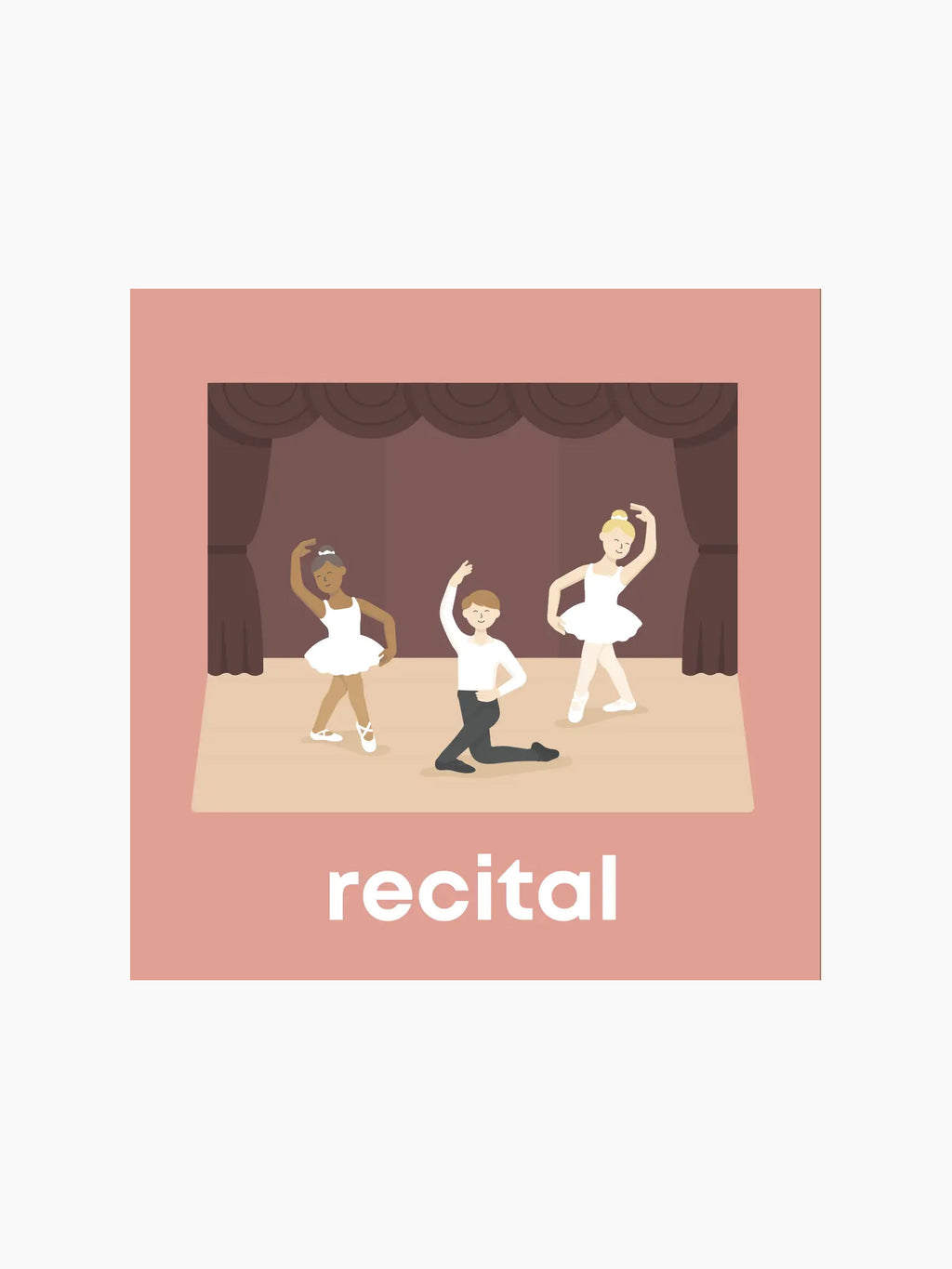 Ballet Baby Board Book Baby-Kids : Toys : Books Left Hand Book House Organic Ballet Baby Board Book | Colored Organics®