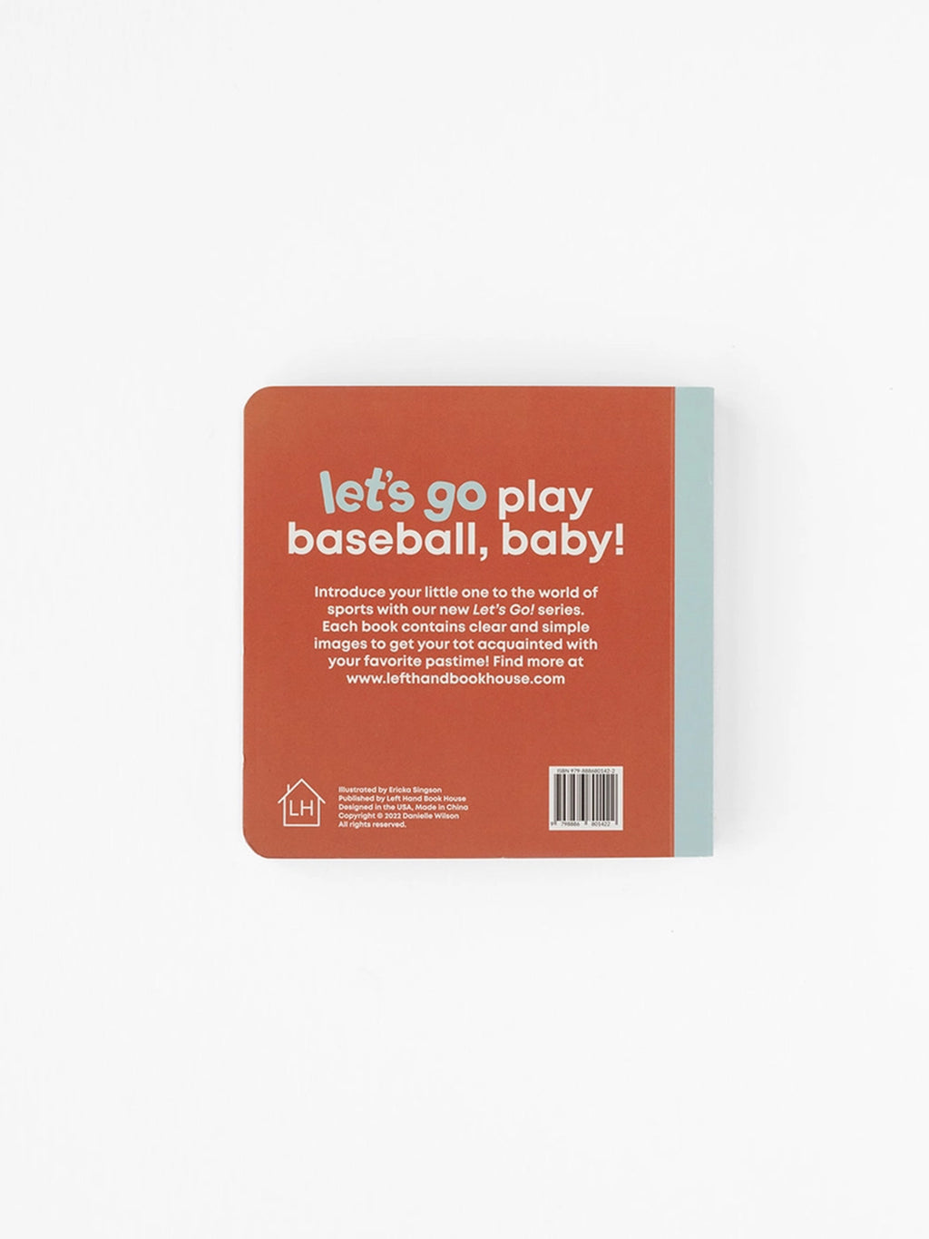 Baseball Baby Board Book Baby-Kids : Toys : Books Left Hand Book House Organic Baseball Baby Board Book | Colored Organics®