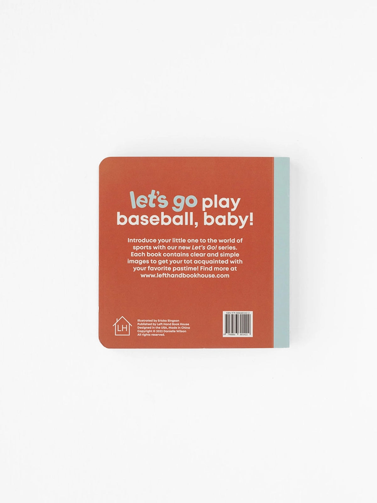 Baseball Baby Board Book Baby-Kids : Toys : Books Left Hand Book House Organic Baseball Baby Board Book | Colored Organics®