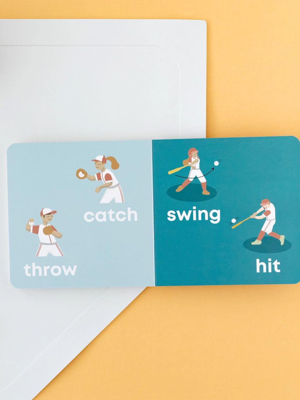Baseball Baby Board Book Baby-Kids : Toys : Books Left Hand Book House Organic Baseball Baby Board Book | Colored Organics®