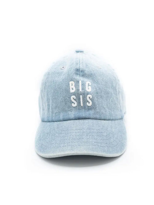 Big Sis Baseball Hat Baby-Kids : Accessories : Hats Rey to Z Big Sister Baseball Hat (BIG SIS) | Colored Organics®