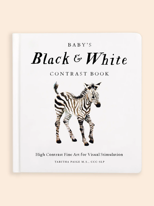 Baby's Black and White Contrast Book Baby-Kids : Toys : Books Paige Tate & Co. Black and White Baby Contrast Book | Colored Organics®