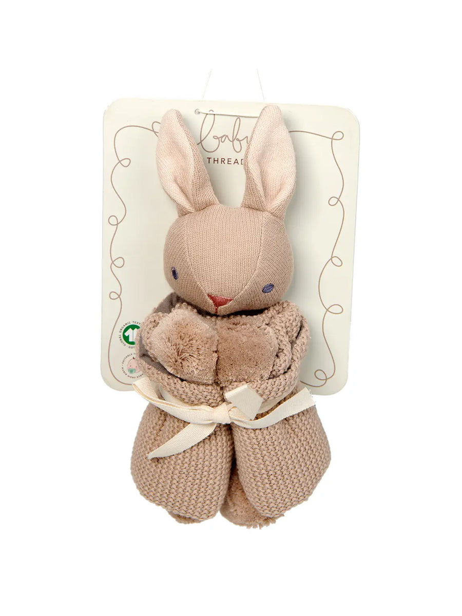 Bunny Lovey Baby Comforter Baby : Nursery : Blankets : Toys : Plush + Crinkle Threadbear Design 