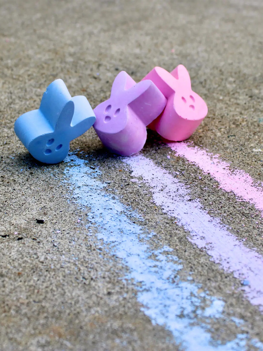 Bunny Sidewalk Chalk Kids : Toys : Activities TWEE made for little hands Bunny Sidewalk Chalk for Babies and Kids | Colored Organics®