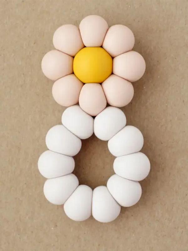 Chamomile Teether Baby : Toys : Rattles : Teethers Little Chew Chamomile Teether for Babies and Kids | Colored Organics®
