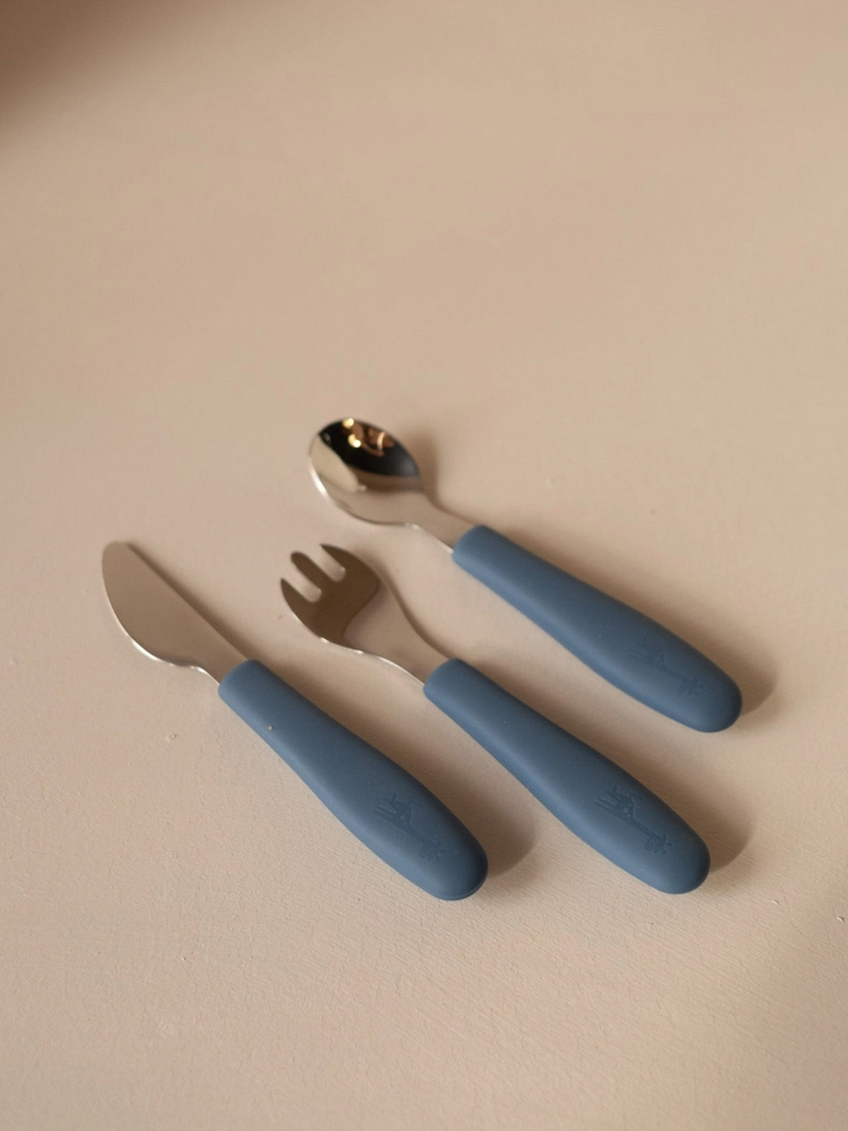 Children's Stainless Steel Cutlery Set Baby-Kids : Gear : Feeding Micasso & Co Micasso & Co Silicone Children's | Colored Organics®