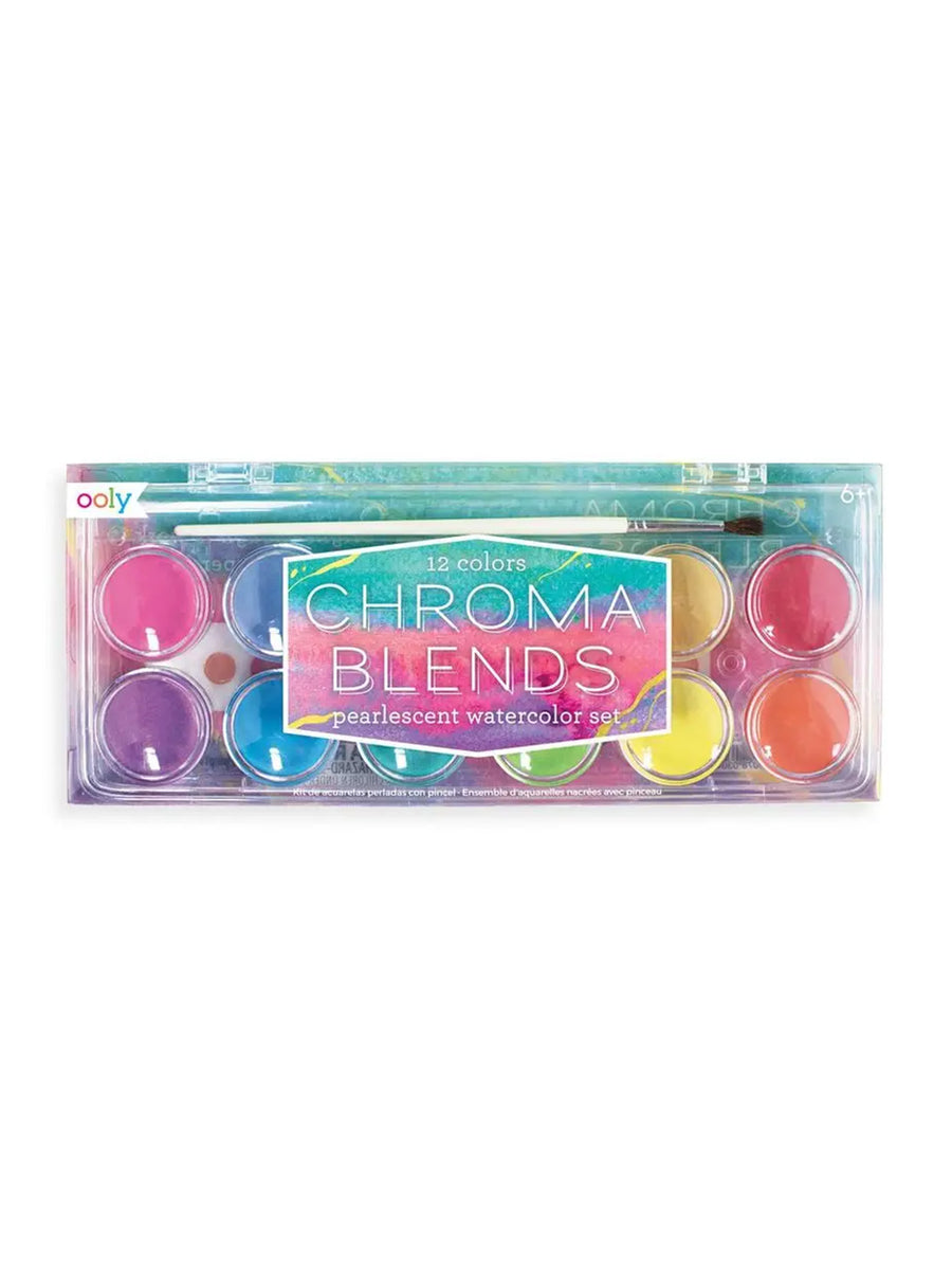 Chroma Blends Pearlescent Watercolor Set Kids : Toys : Activities elseware unplug / eco-kids Travel Size Colored Pencils for Baby | Colored Organics®