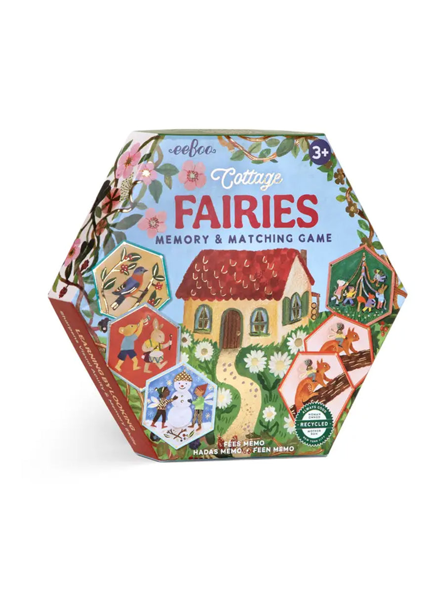 Cottage Fairies Hexagon Memory & Matching Game Kids : Toys : Games Eeboo Cottage Fairies Hexagon Memory & | Colored Organics®