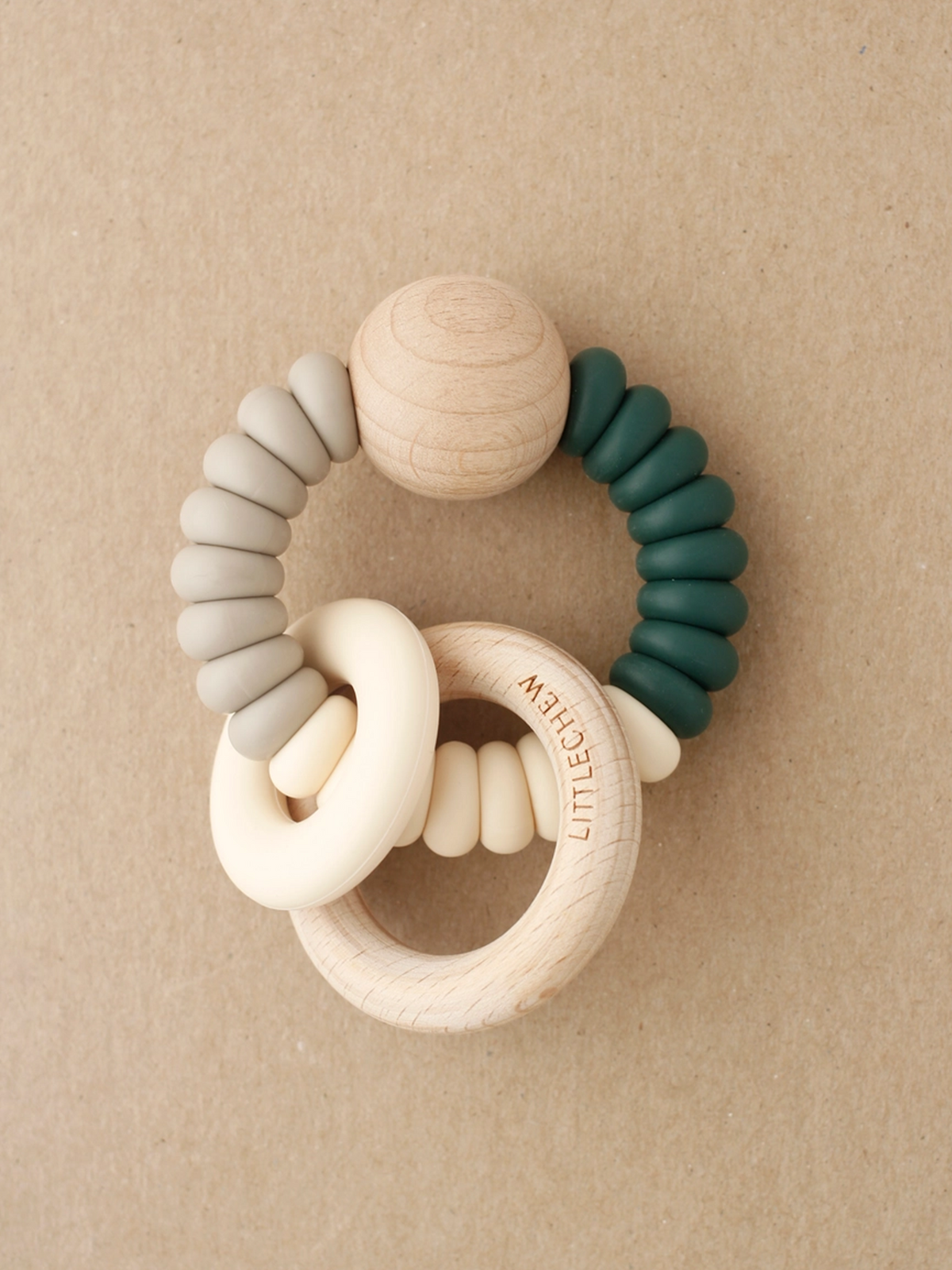 Dany Rattle Teether Baby : Toys : Teethers Little Chew Dany Rattle Teether Baby for Kids | Colored Organics®