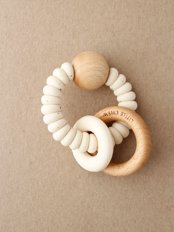Dany Rattle Teether Baby : Toys : Teethers Little Chew Dany Rattle Teether Baby for Kids | Colored Organics®