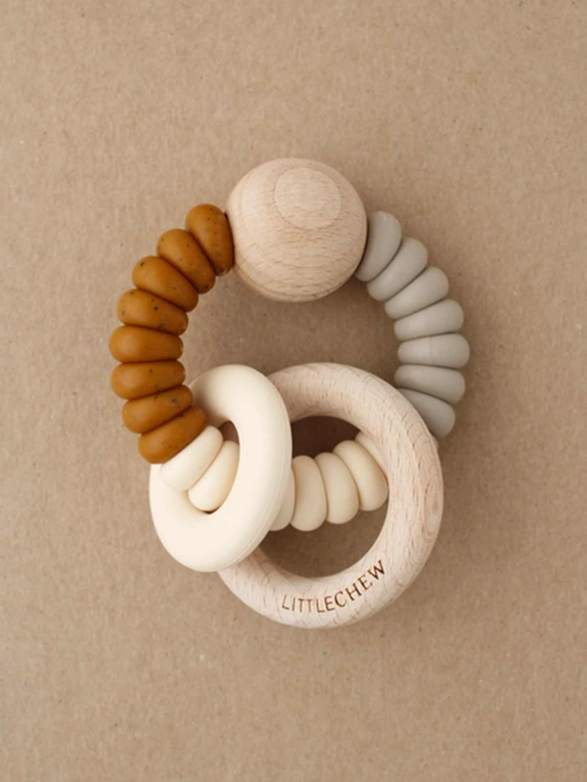 Dany Rattle Teether Baby : Toys : Teethers Little Chew Dany Rattle Teether Baby for Kids | Colored Organics®