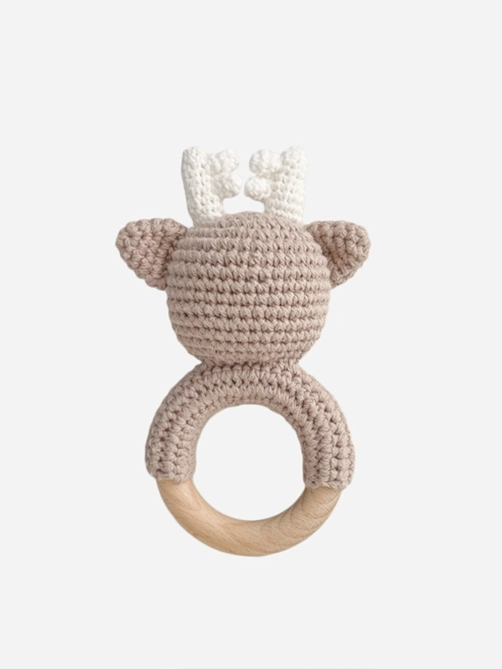 Deer Cotton Rattle Teether Baby : Toys : Plush + Crinkle : Rattles The Blueberry Hill Deer Cotton Rattle Teether for Baby | Colored Organics®