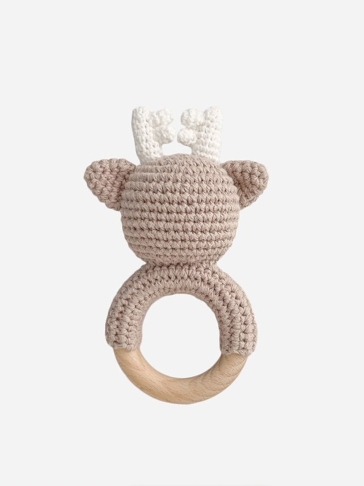 Deer Cotton Rattle Teether Baby : Toys : Plush + Crinkle : Rattles The Blueberry Hill Deer Cotton Rattle Teether for Baby | Colored Organics®
