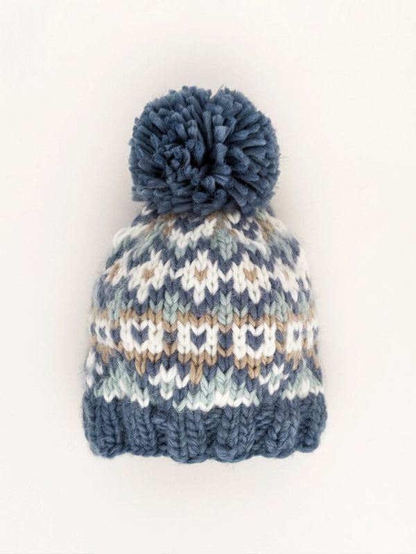 Fairisle Knit Beanie Hat Baby-Kids : Accessories : Hats Huggalugs Fairisle Knit Beanie Hat for Baby | Colored Organics®