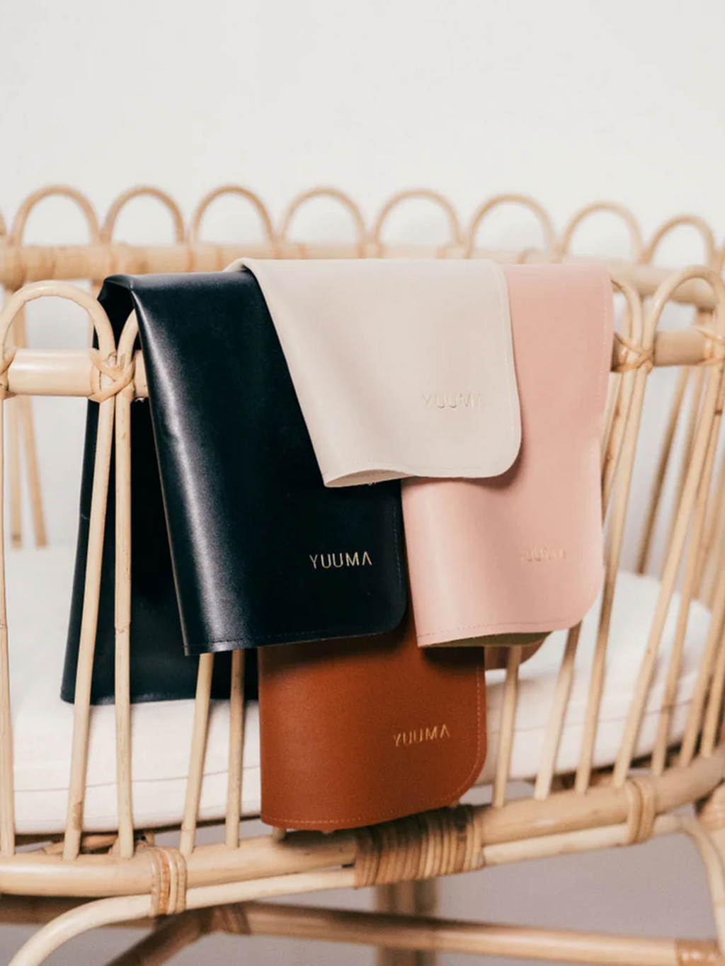 Faux Leather Changing Mat Baby : Parent : Gear : Travel : Nursery : Bath Yuuma Vegan Leather Baby Changing Mat | Colored Organics®