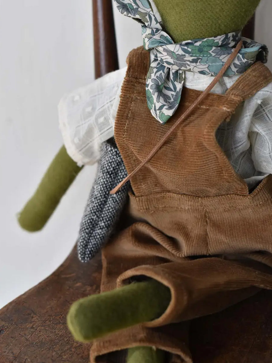 Fern the Frog Baby : Toys : Plush + Crinkle Woolgrass Farm Fern the Frog for Babies and Kids | Colored Organics®