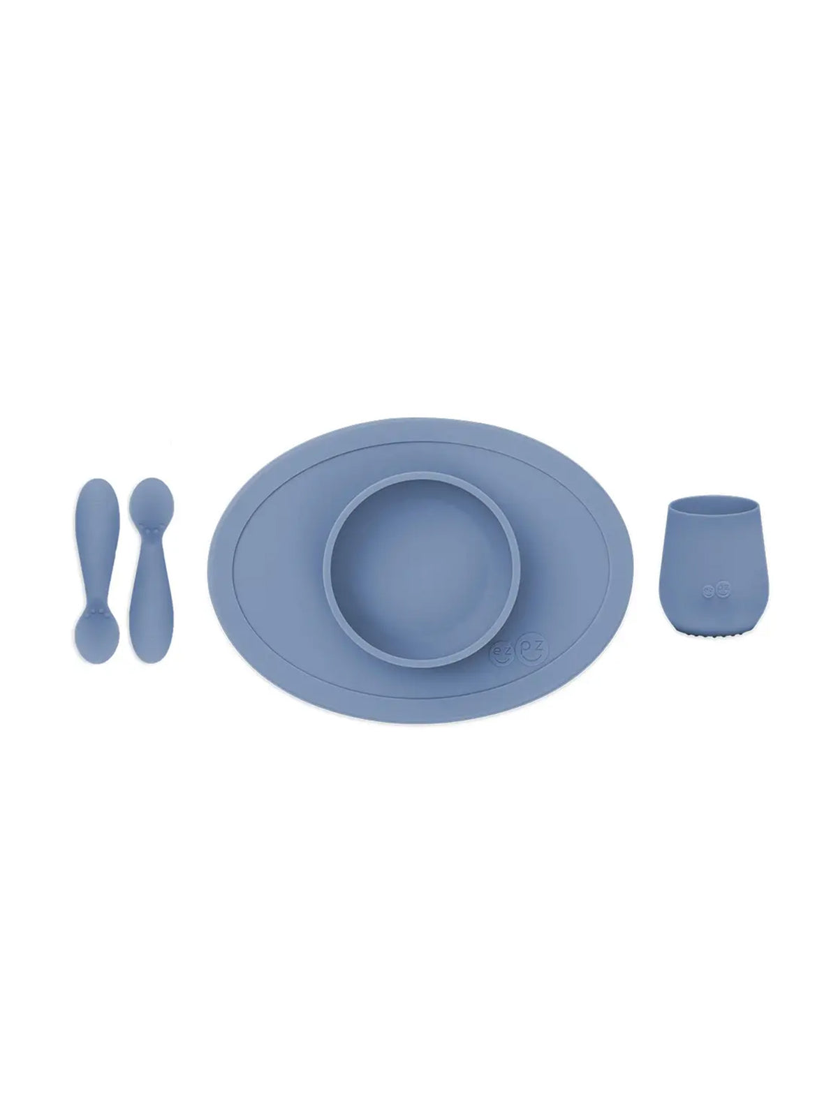 First Foods Feeding Set Baby : Gear : Feeding ezpz ezpz First Foods Silicone Feeding Set | Colored Organics®