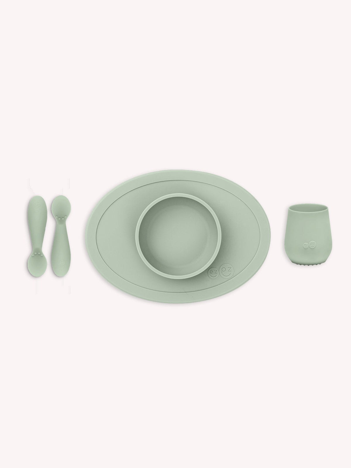 First Foods Feeding Set Baby : Gear : Feeding ezpz ezpz First Foods Silicone Feeding Set | Colored Organics®