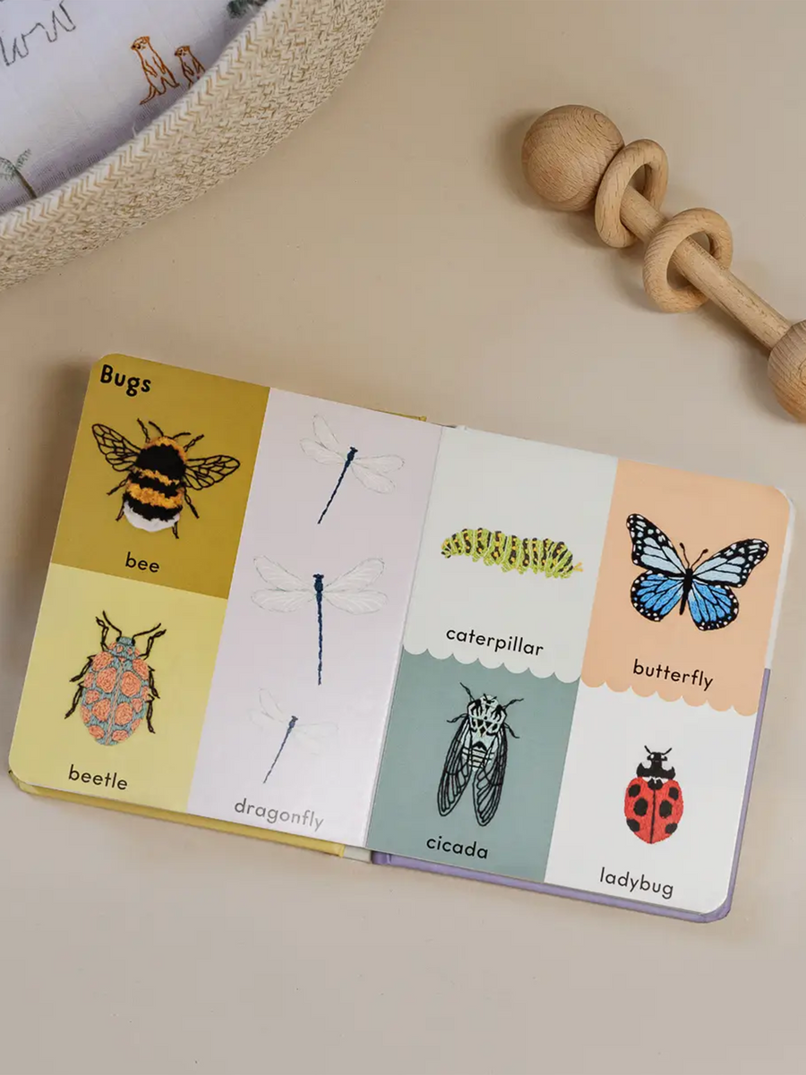 First Words Book Baby-Kids : Toys : Books Paige Tate & Co. First Words Book for Babies and Kids | Colored Organics®