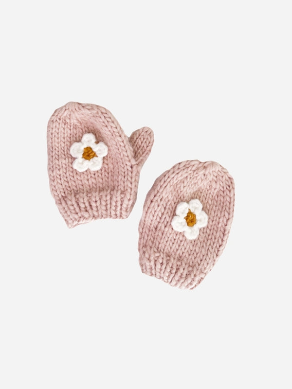 Flower Knit Mittens Baby : Accessories : Mittens Blueberry Hill Knit Mittens for Babies and Kids | Colored Organics®
